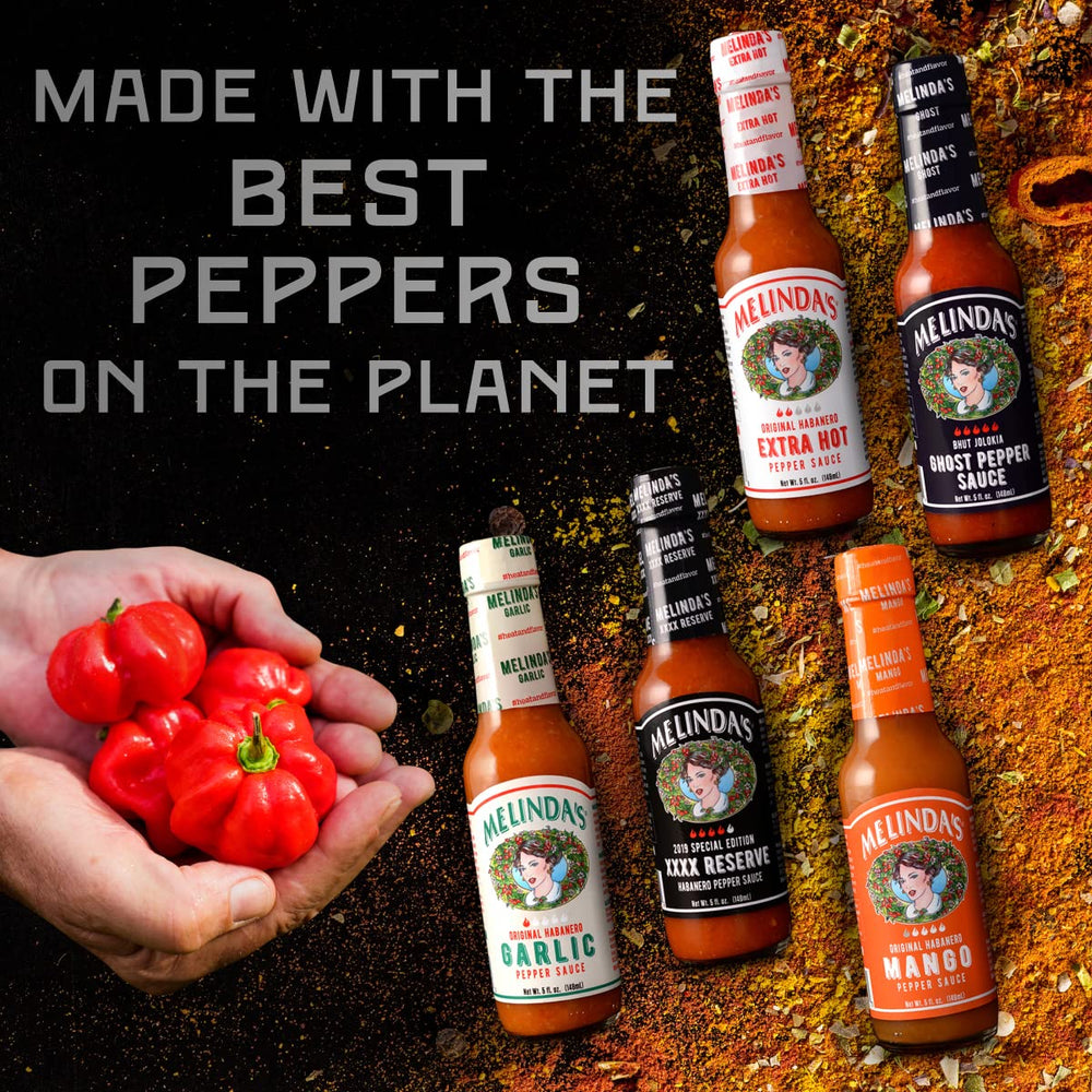 Melinda’s Hot Sauce tasting spread invites flavor exploration at gatherings.