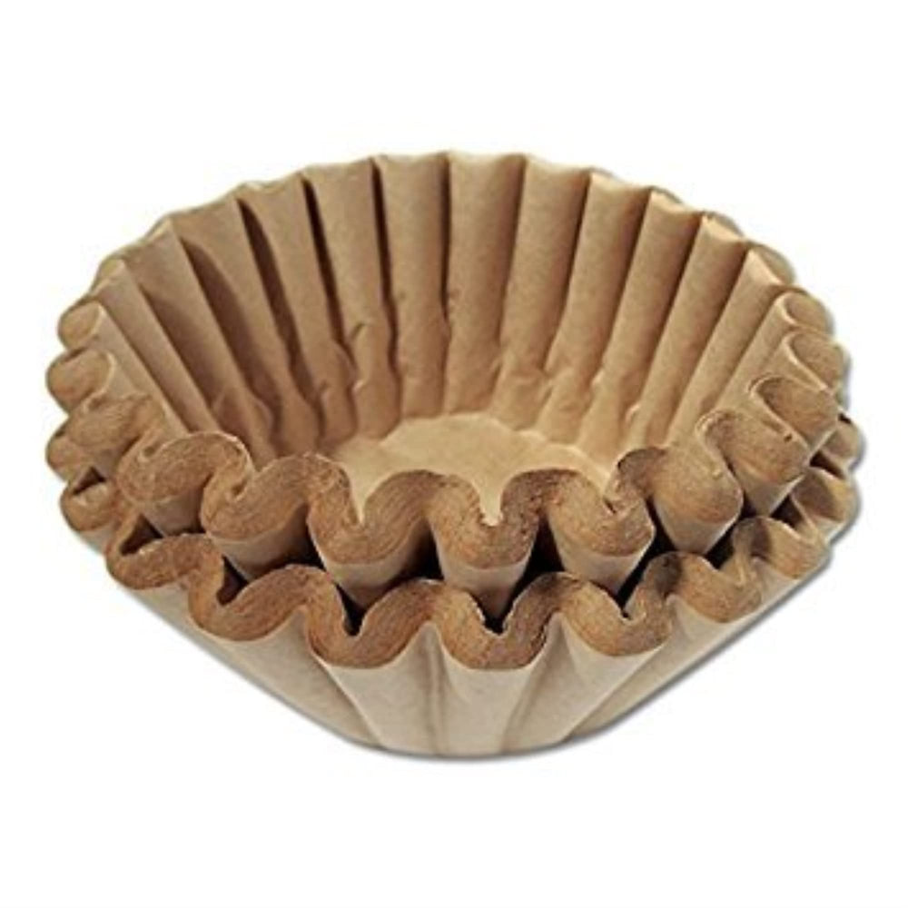 Melitta basket filter demonstrating shape retention for mess-free brewing.