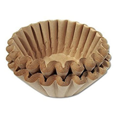 Melitta basket filter demonstrating shape retention for mess-free brewing.
