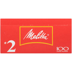 Melitta Cone Filter #2 with microfine perforations enhancing flavor clarity.