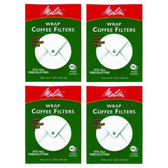 Melitta 627402 wrap-around filters shown ready for use with most percolators.