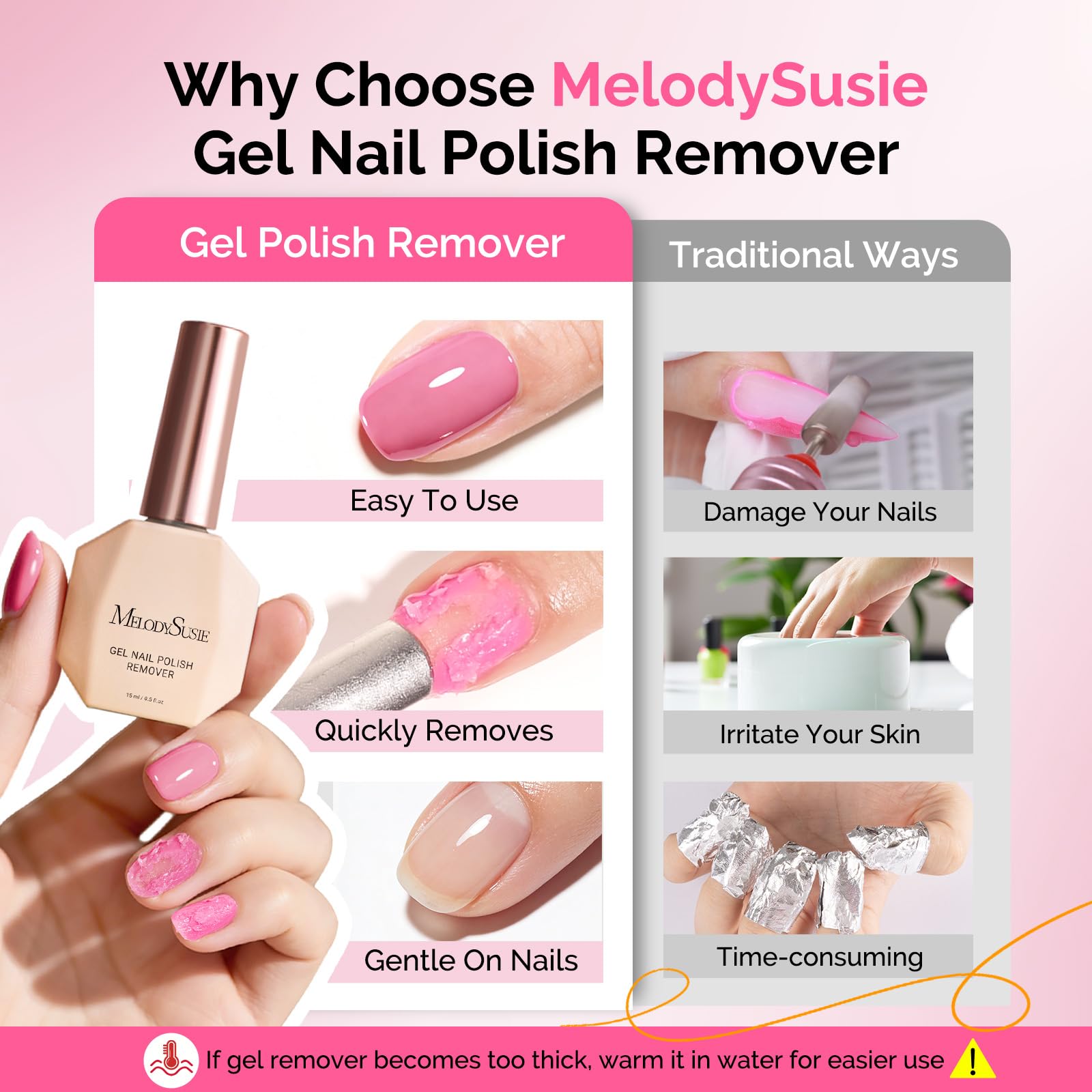 MelodySusie nail remover clipper for tidy shaping