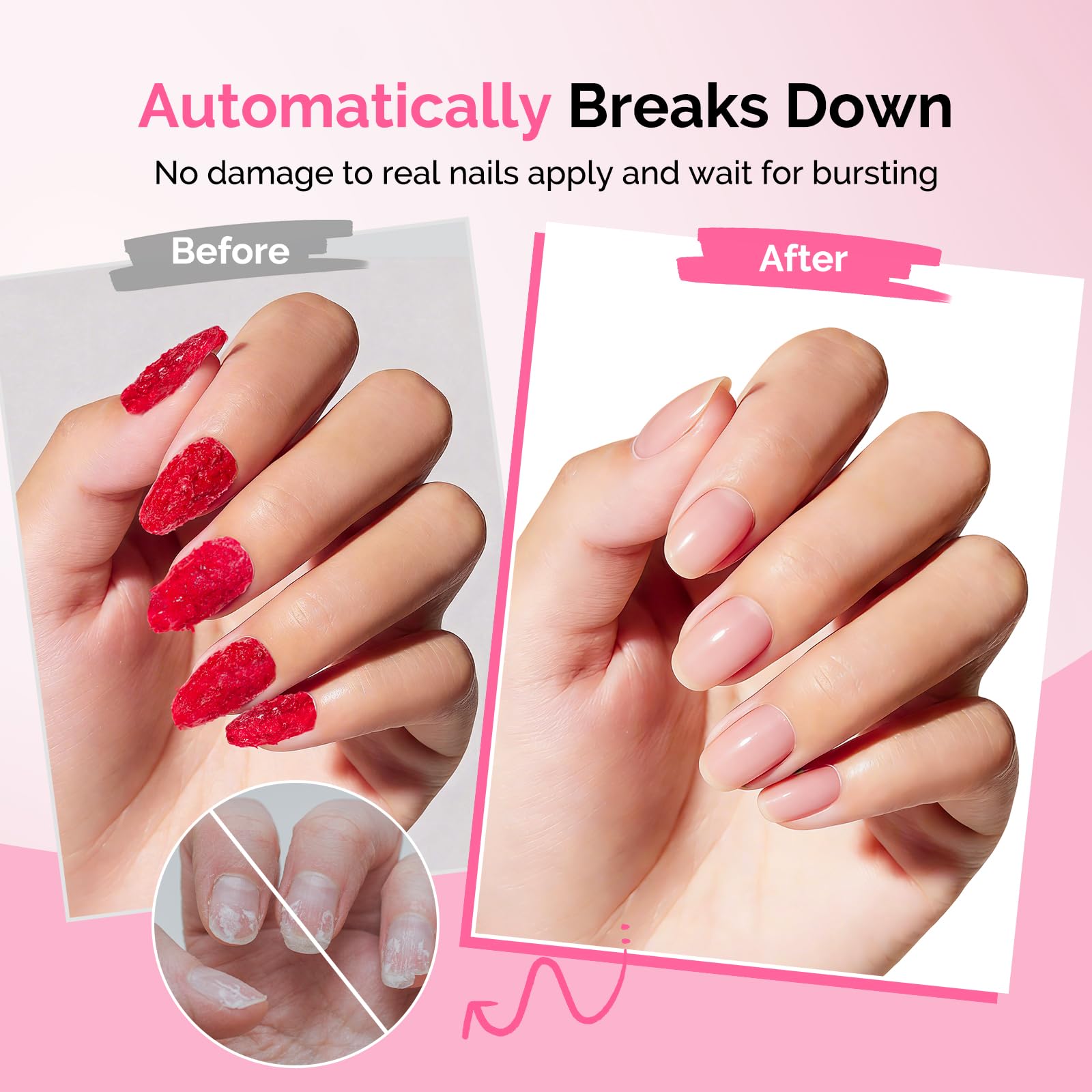 MelodySusie triangle cuticle cleaner for careful prep