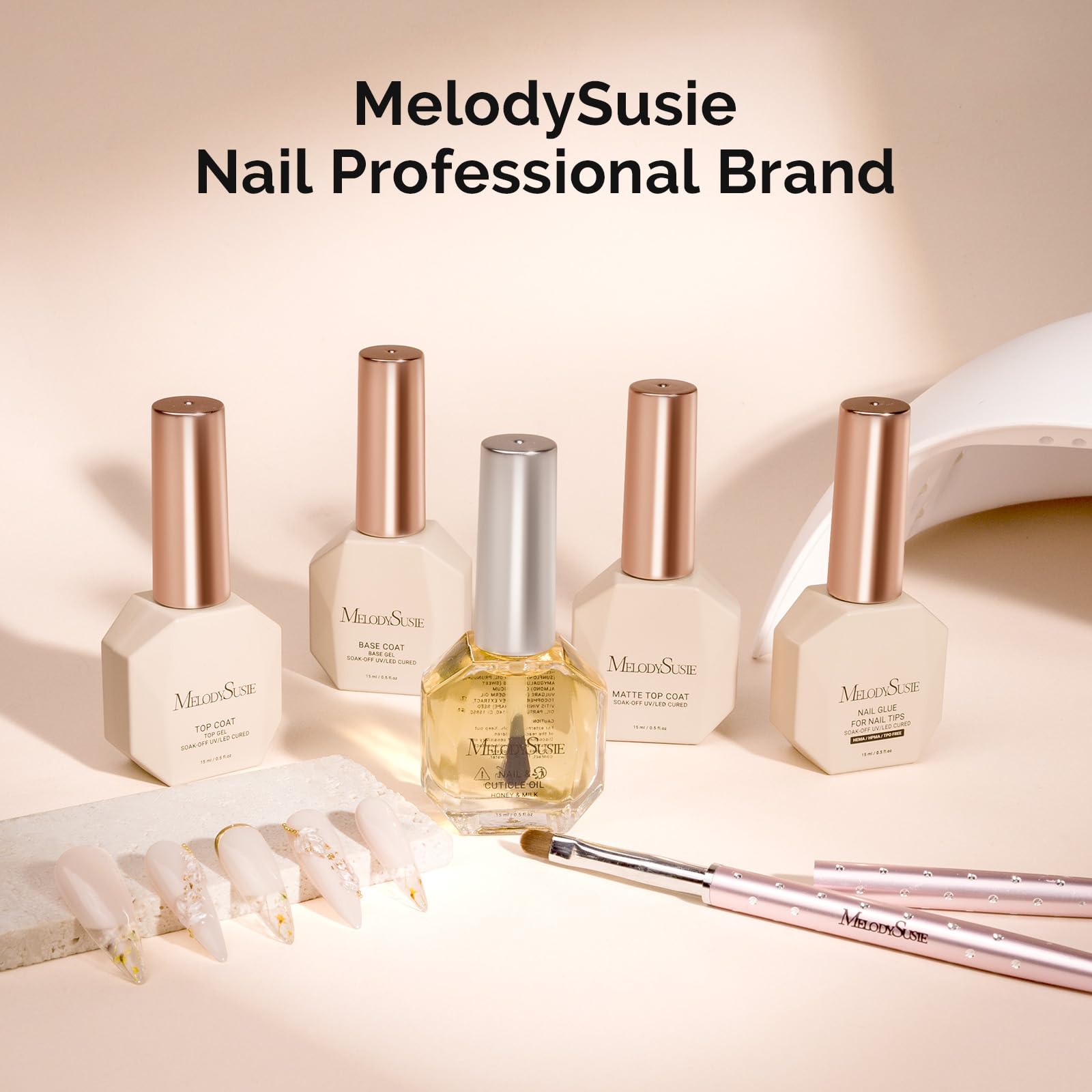 MelodySusie at home manicure setup for salon quality results