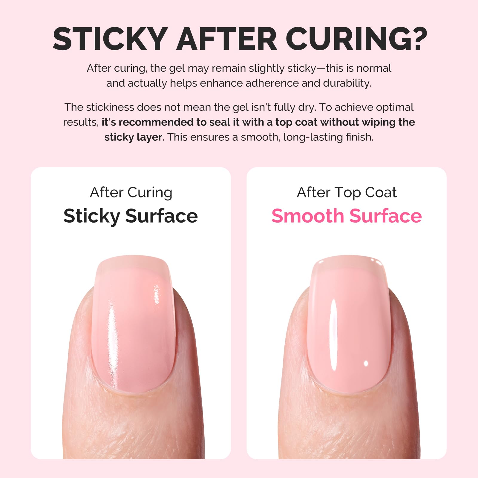 MelodySusie base gel provides lasting adhesion for longer wear