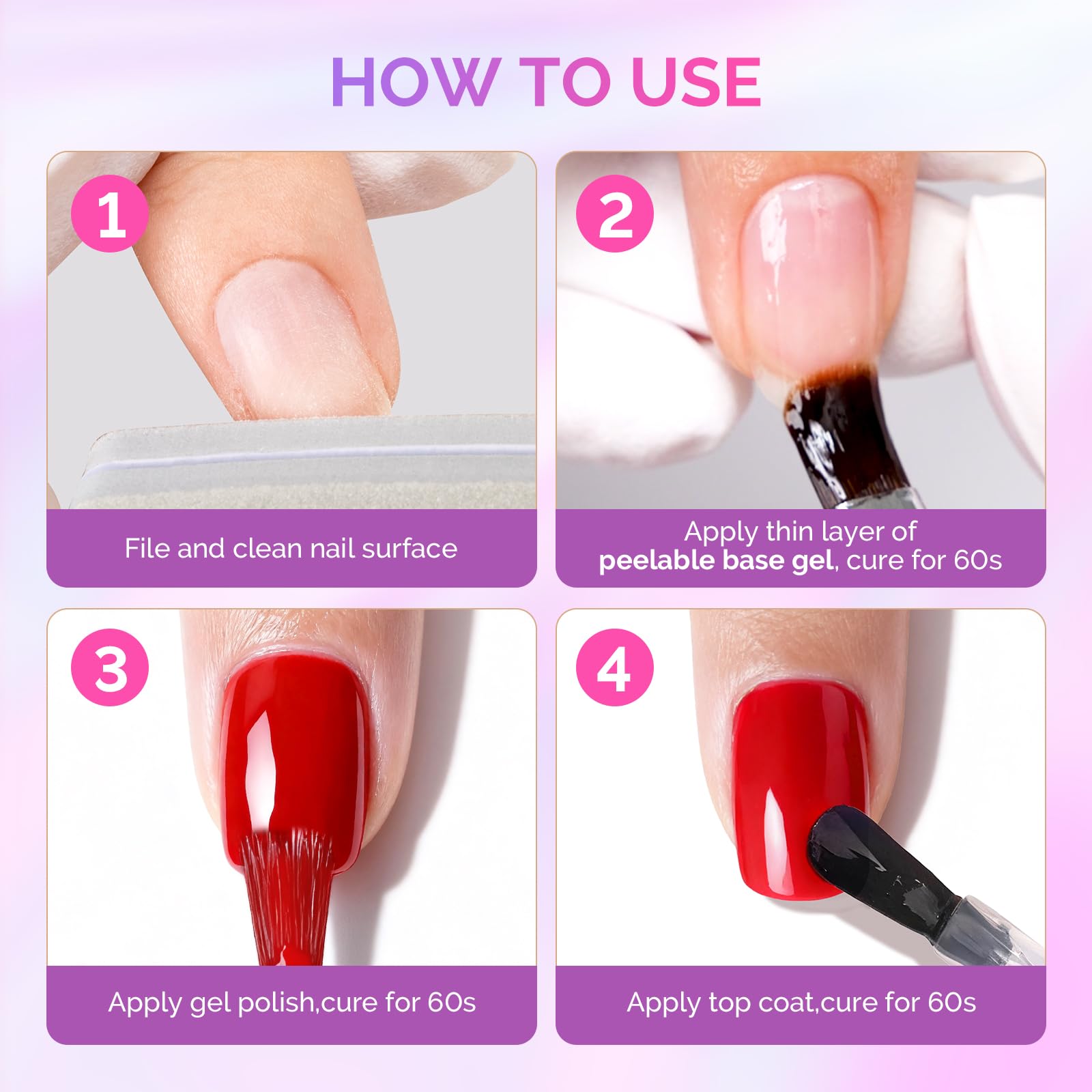 MelodySusie beginner friendly base coat ideal for first gel nail experiments