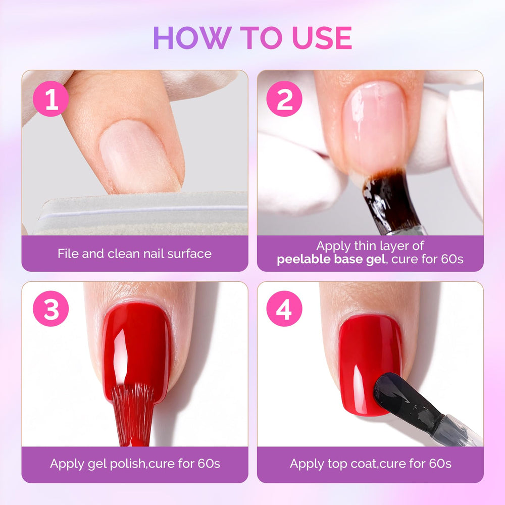 MelodySusie beginner friendly base coat ideal for first gel nail experiments