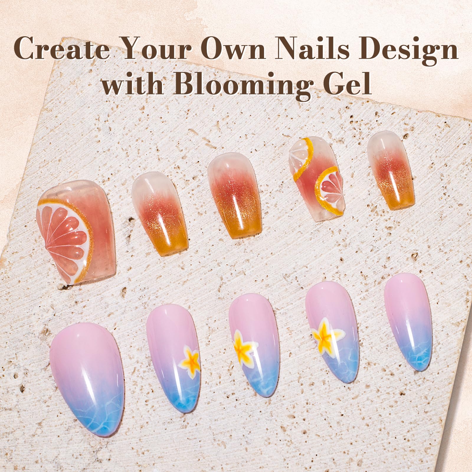 MelodySusie Clear Blooming Gel ideal for at-home manicure.