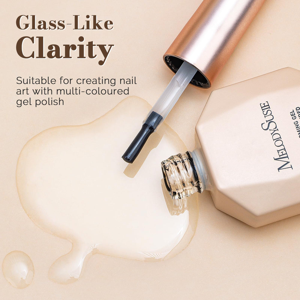MelodySusie Clear Blooming Gel tie-dye look for dynamic designs.