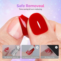 MelodySusie peel-off base coat delivers strong adhesion and a glossy finish