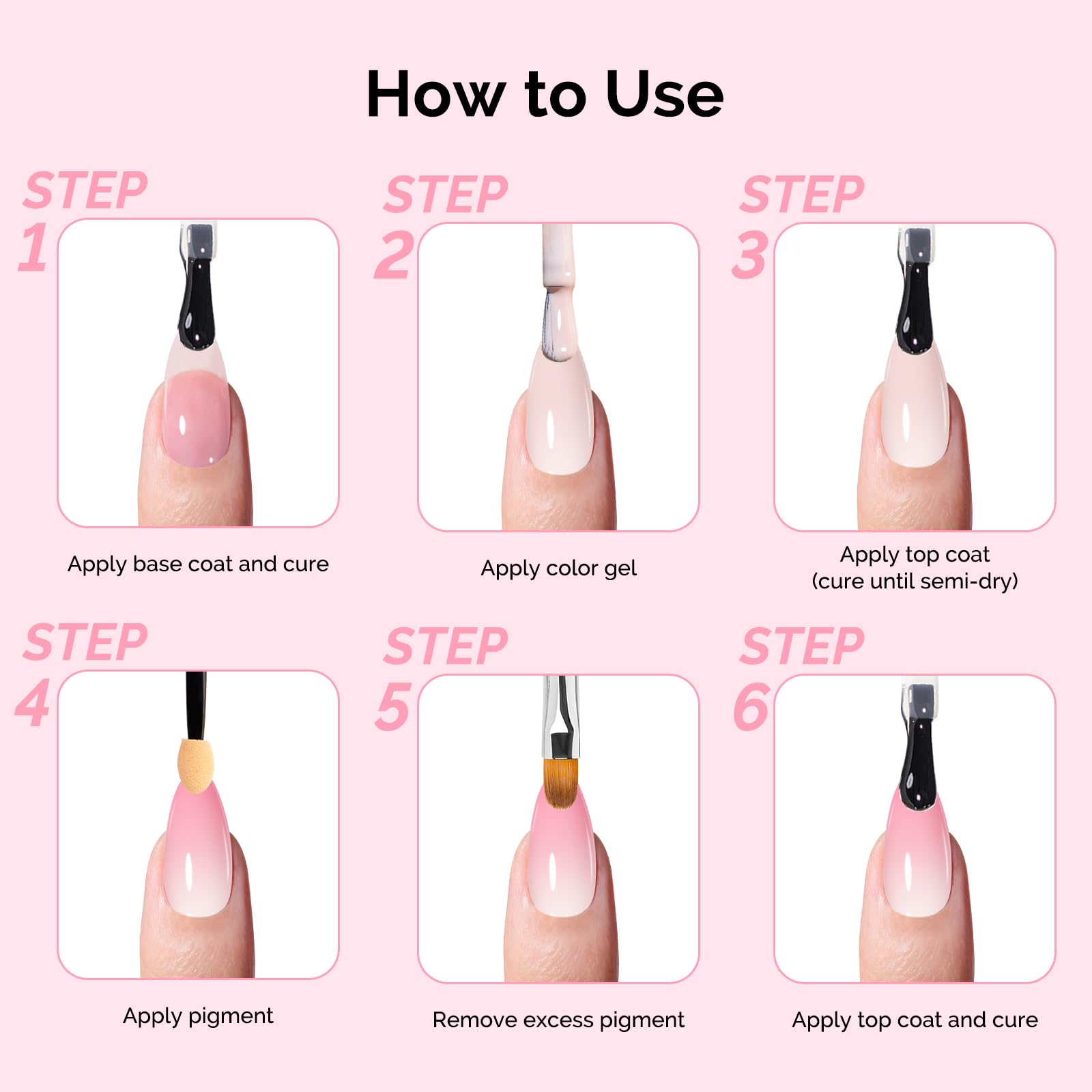 MelodySusie non-toxic, cruelty-free pigment for safe, vibrant nails.