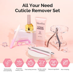 MelodySusie cuticle care oil 15ml nourishes nails with honey-milk scent