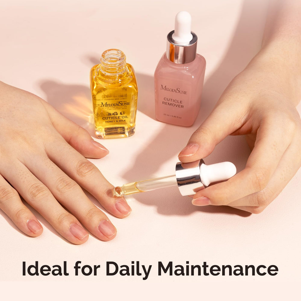 MelodySusie gift set cuticle care packaging suggests a thoughtful present.
