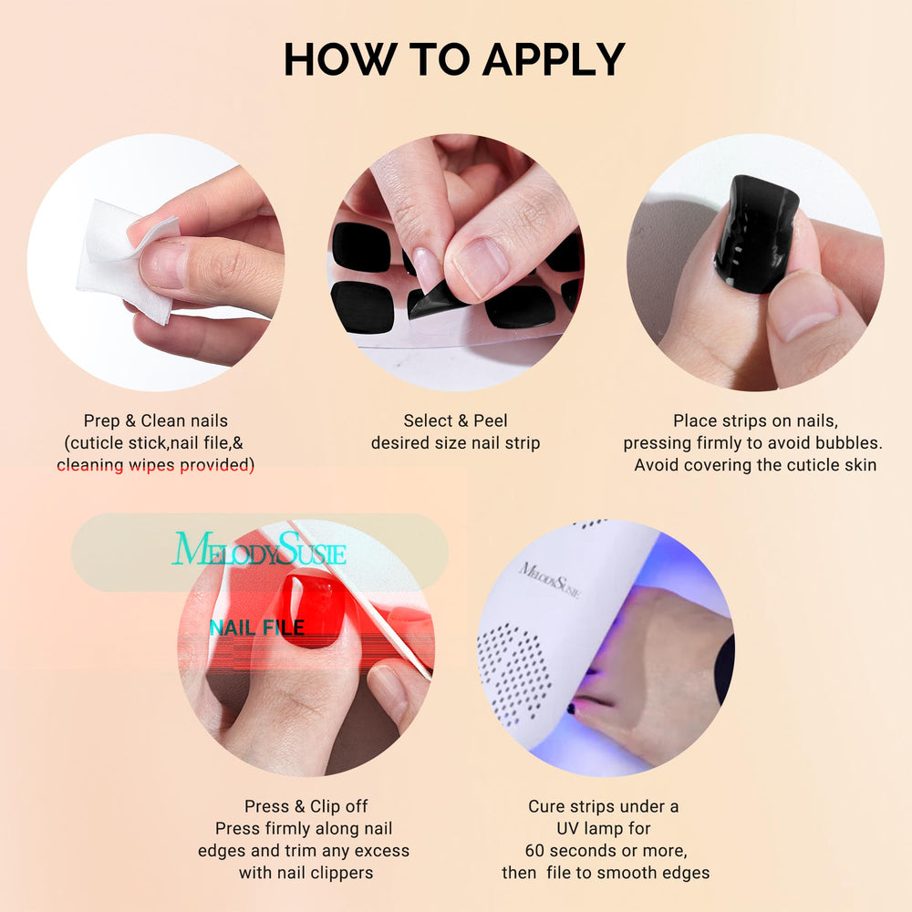 MelodySusie gel toe strips are easy to apply and remove