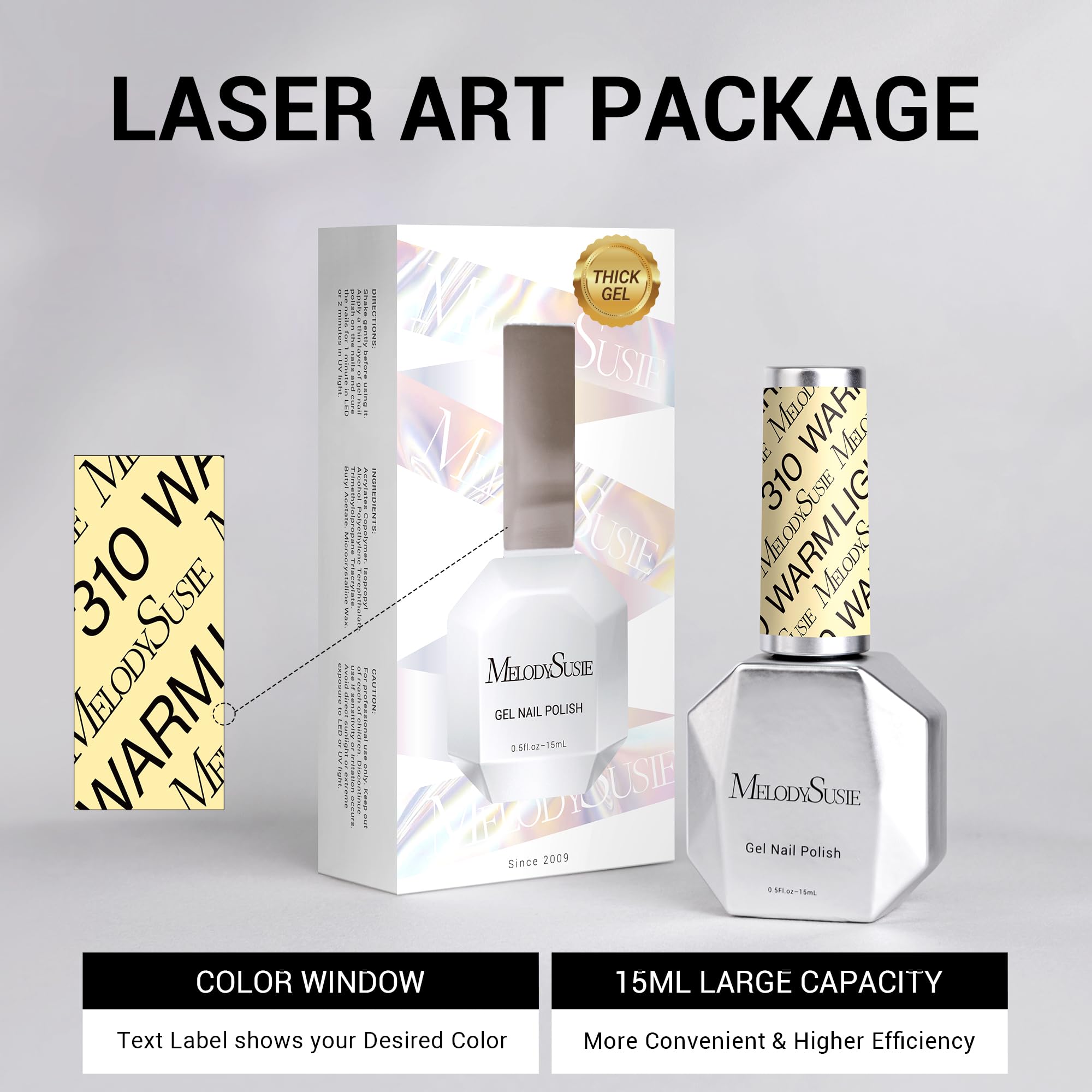 MelodySusie long-wear gel polish stands up to daily activities
