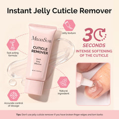 MelodySusie nail file and brush for smooth cuticle edges