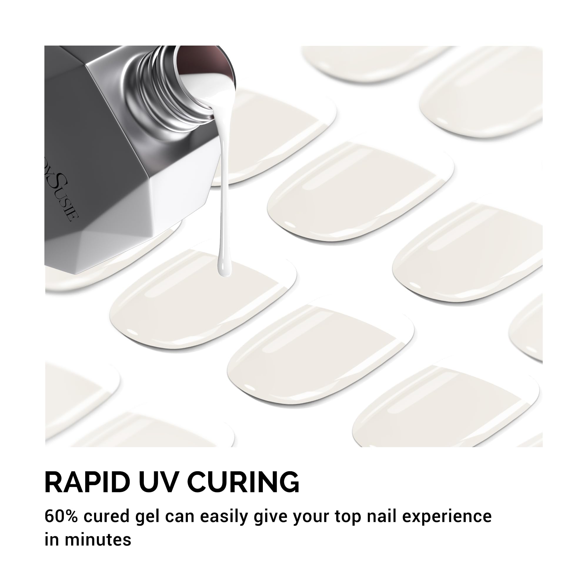 MelodySusie toe nail strips being applied for a quick durable pedicure