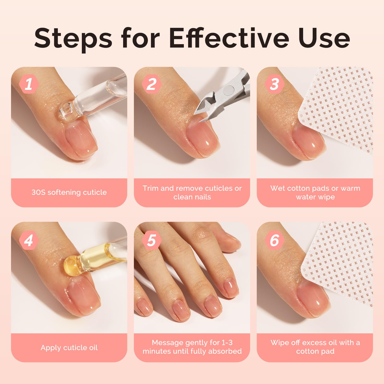 MelodySusie salon-at-home manicure action for easy at-home care.