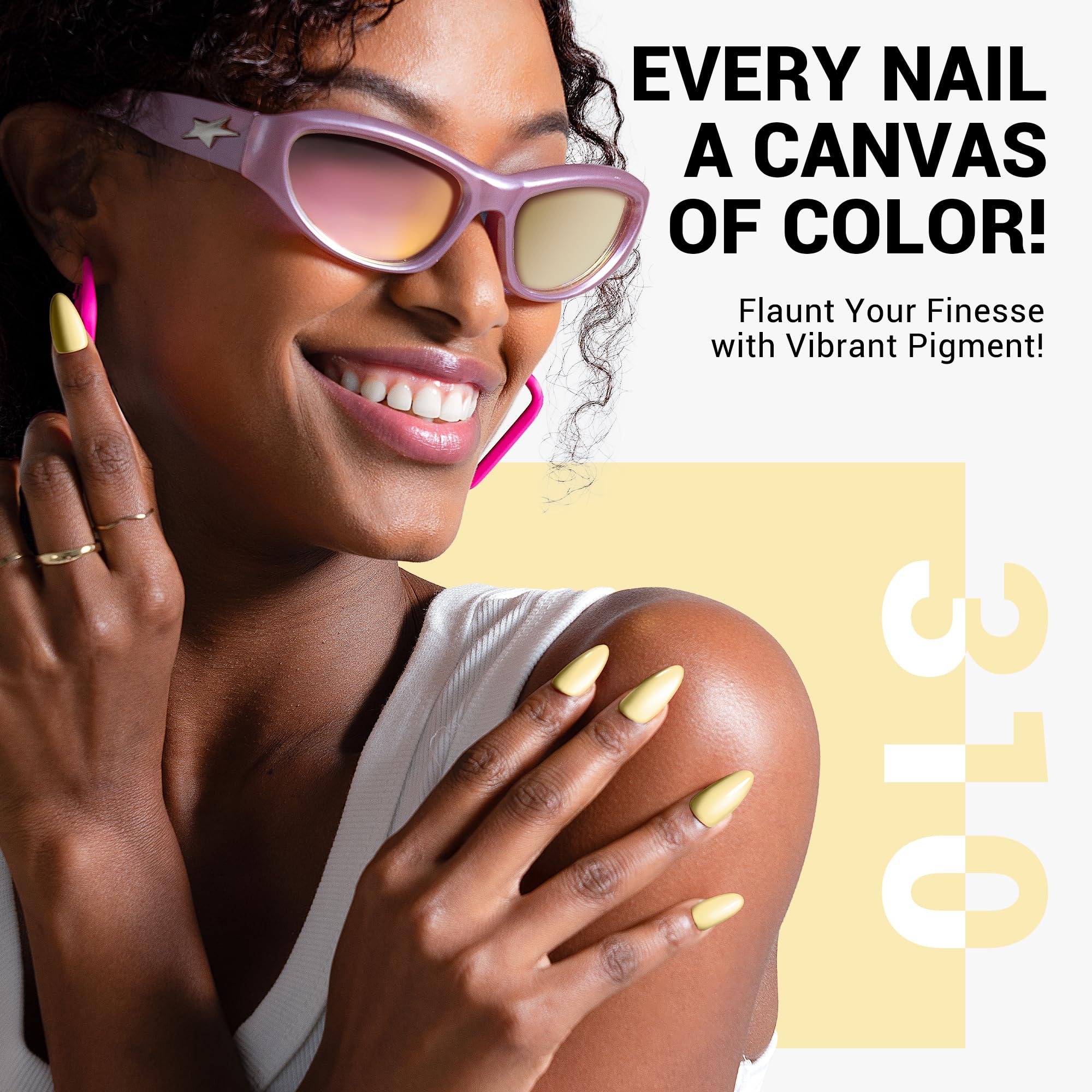 MelodySusie gel polish demonstrates smooth, self-leveling application