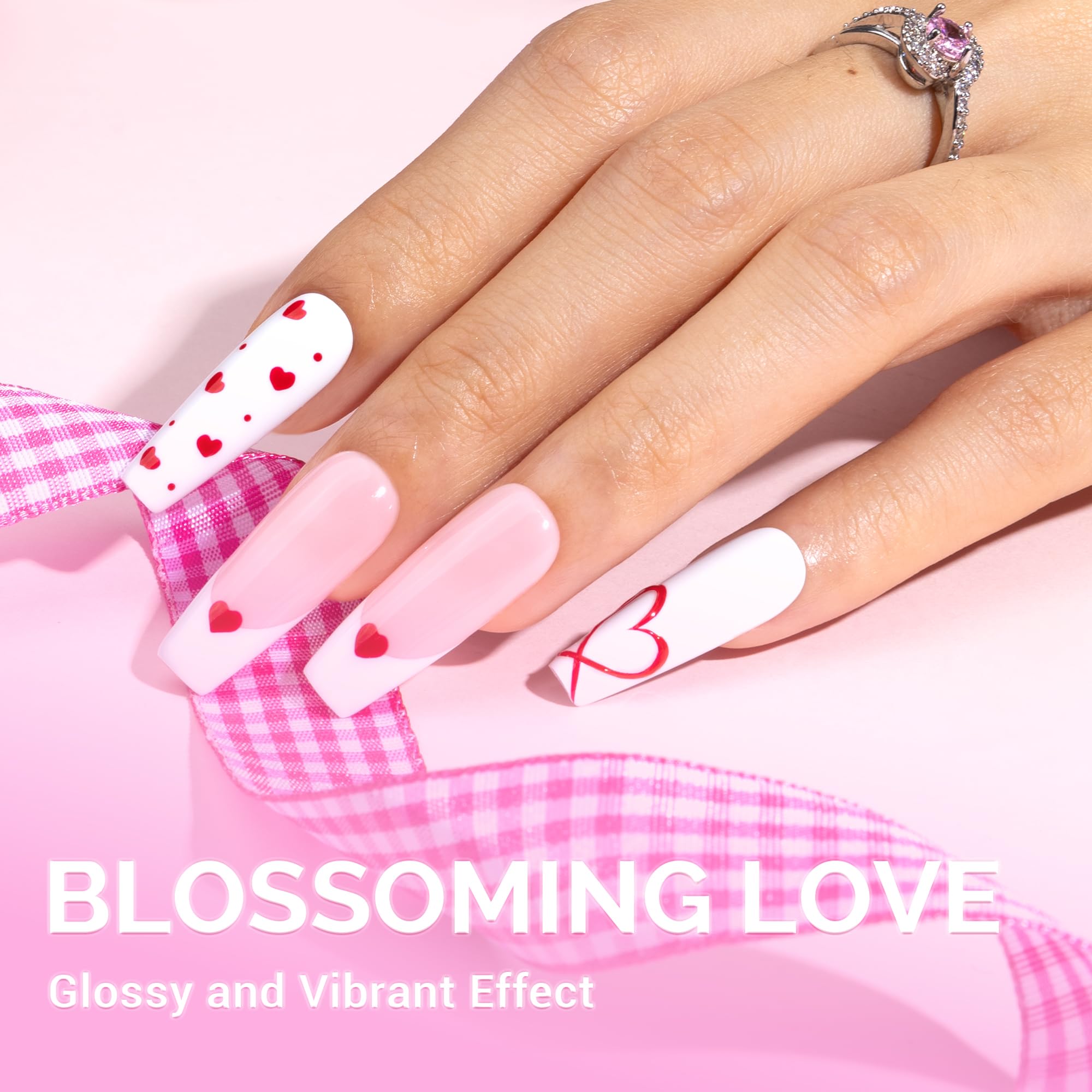 MelodySusie Snow White gel polish application brush showing smooth coverage.