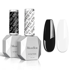 MelodySusie thick gel black 15ml bottle for bold, durable color.