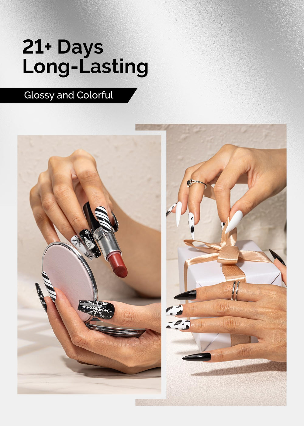 MelodySusie UV LED curing setup enabling quick gel manicures.