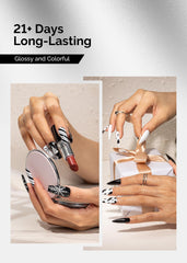 MelodySusie UV LED curing setup enabling quick gel manicures.