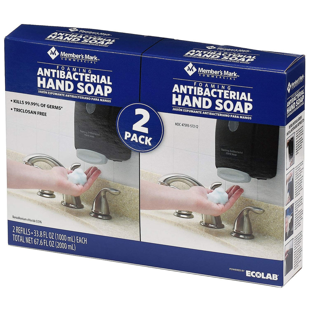 Members Mark Proforce foaming hand soap refill bottle, 33.8 oz, for workplace dispensers