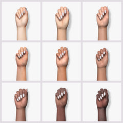 MEMEDA Milky White Nude color layer applied for even tone.