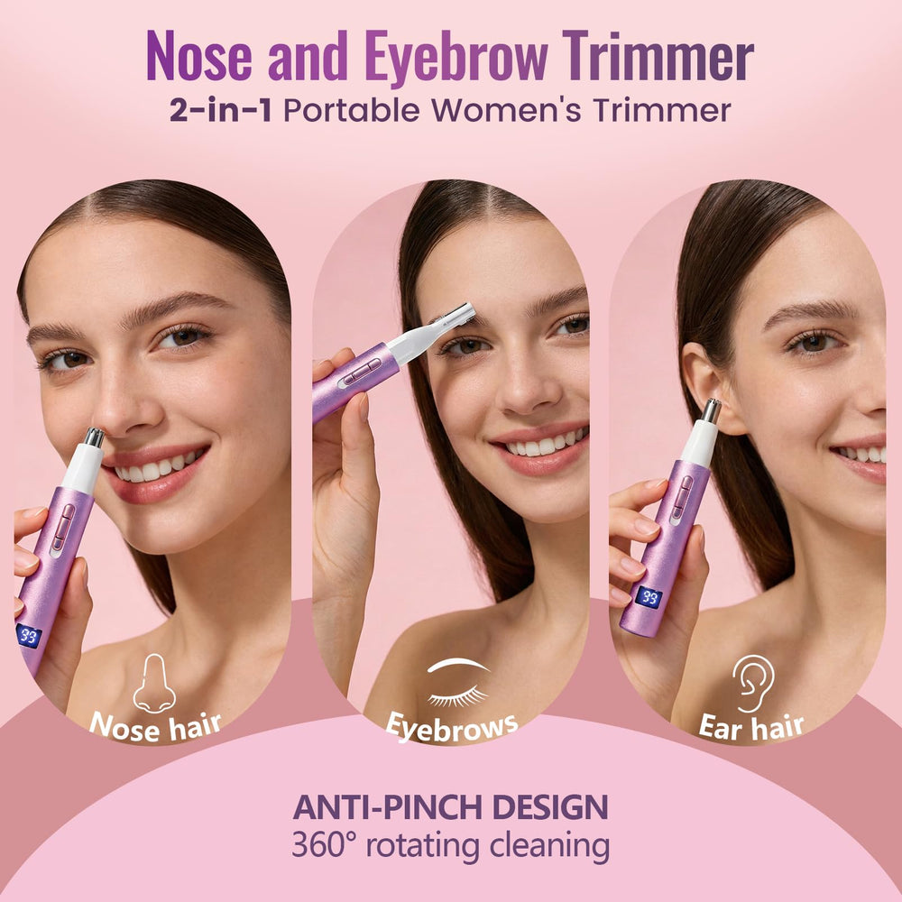 Mendaping 2-in-1 eyebrow trimmer for precise eyebrow shaping