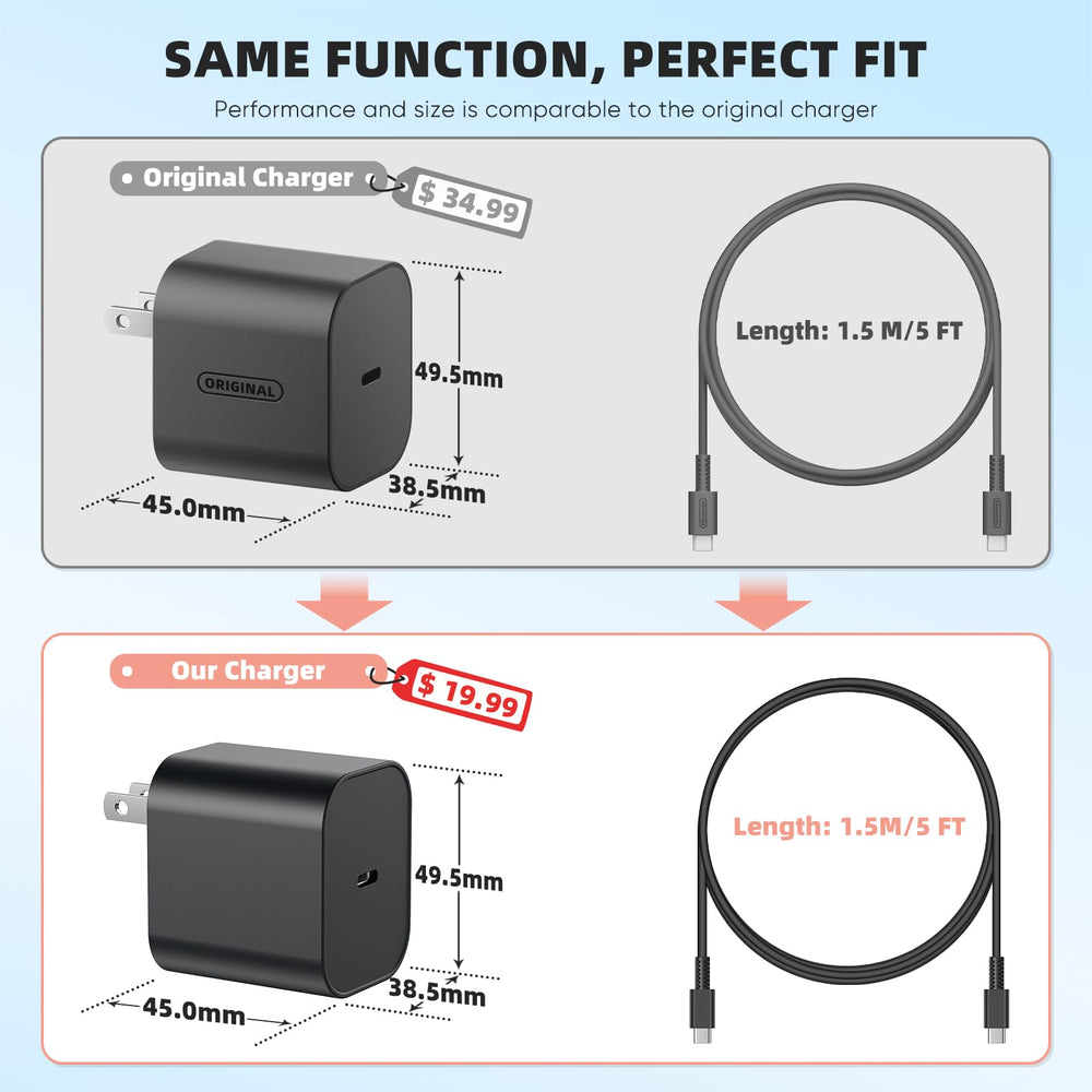 MENEEA Switch 2 detachable 5ft cable shown for flexible charging