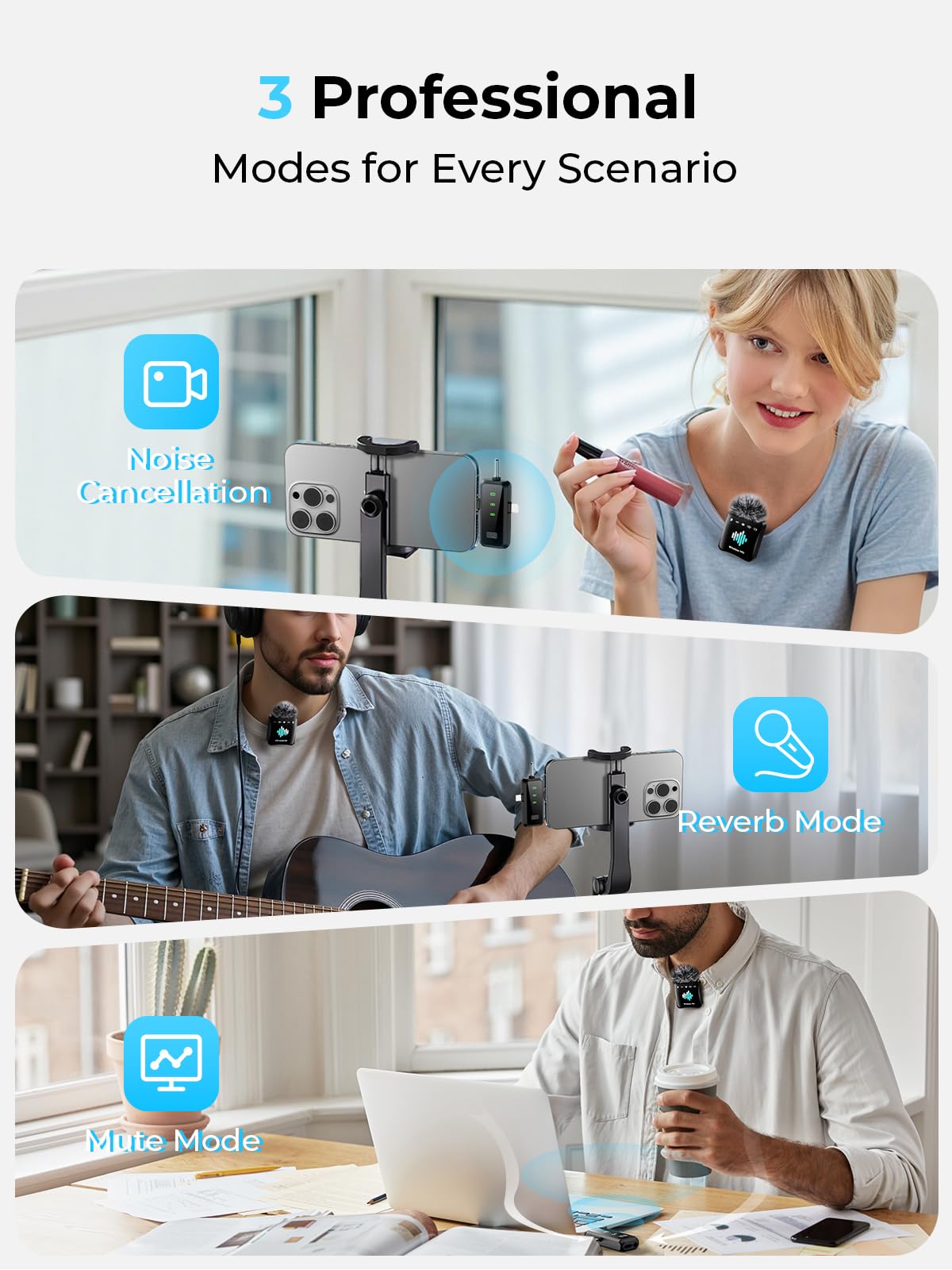MENERESAS suits iPhone and Android creators with plug-and-play practicality.