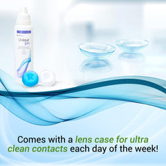 Menicon Unique pH tear-friendly balance supports comfortable wear.
