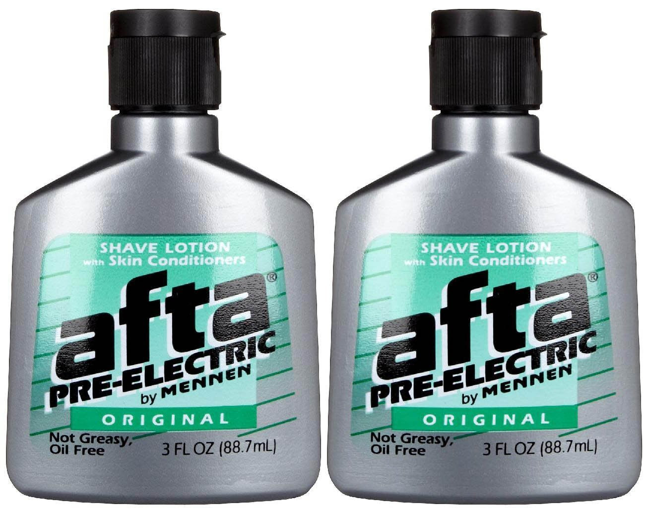 Mennen Afta Pre-Electric Shave Lotion bottle easing razor glide for a smoother shave