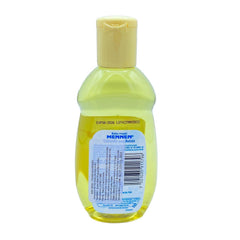 Three sealed Mennen bottles ready for travel and after-bath routines