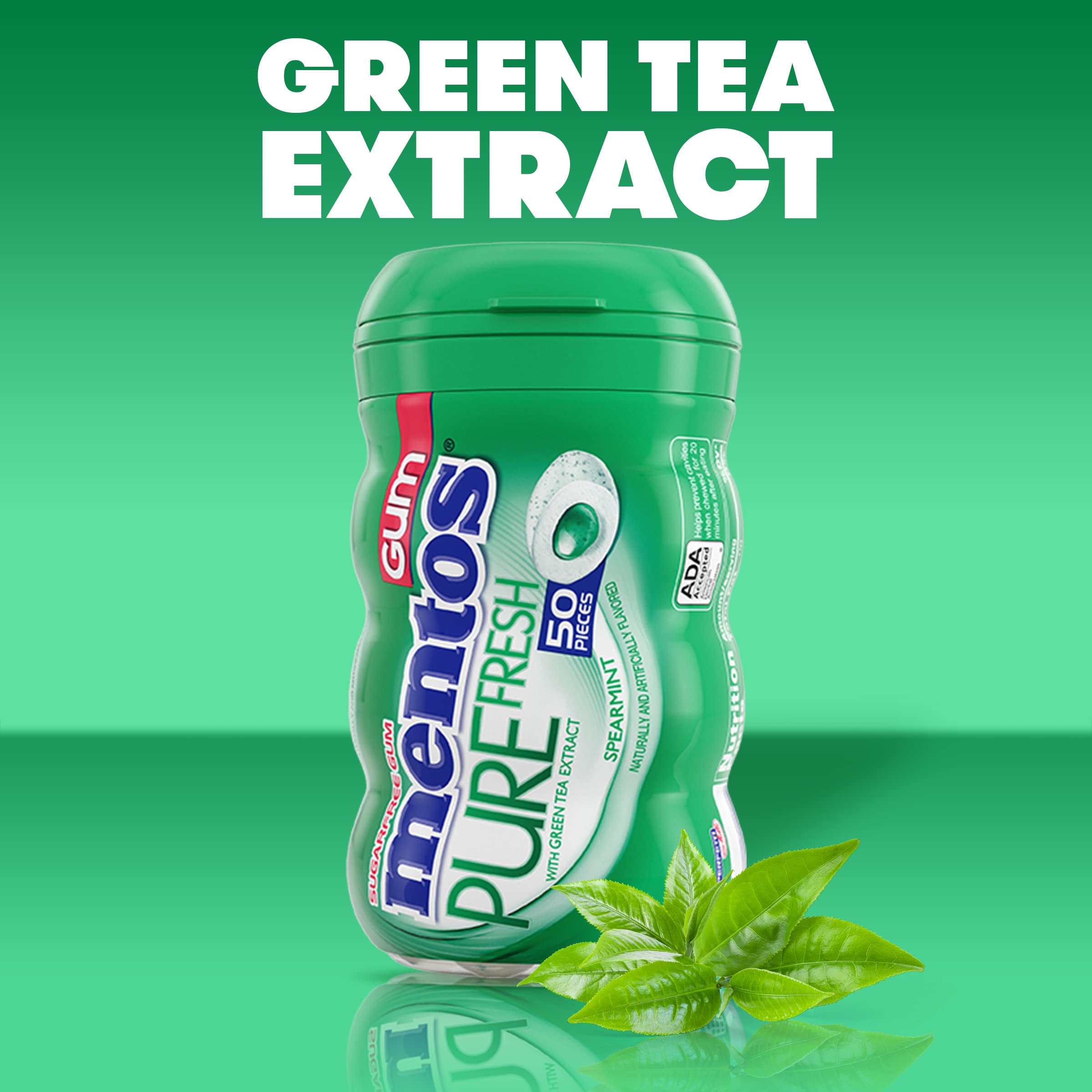 Bulk pack of four Mentos bottles for refillable freshness.