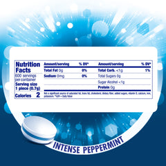 Mentos Clean Breath hard mints label-front emphasizes sugar-free formula for smart snacking