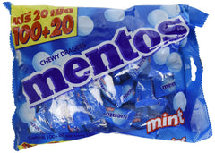 Mentos Foodkoncept chewy classic fresh mint back-pack details for office breaks.