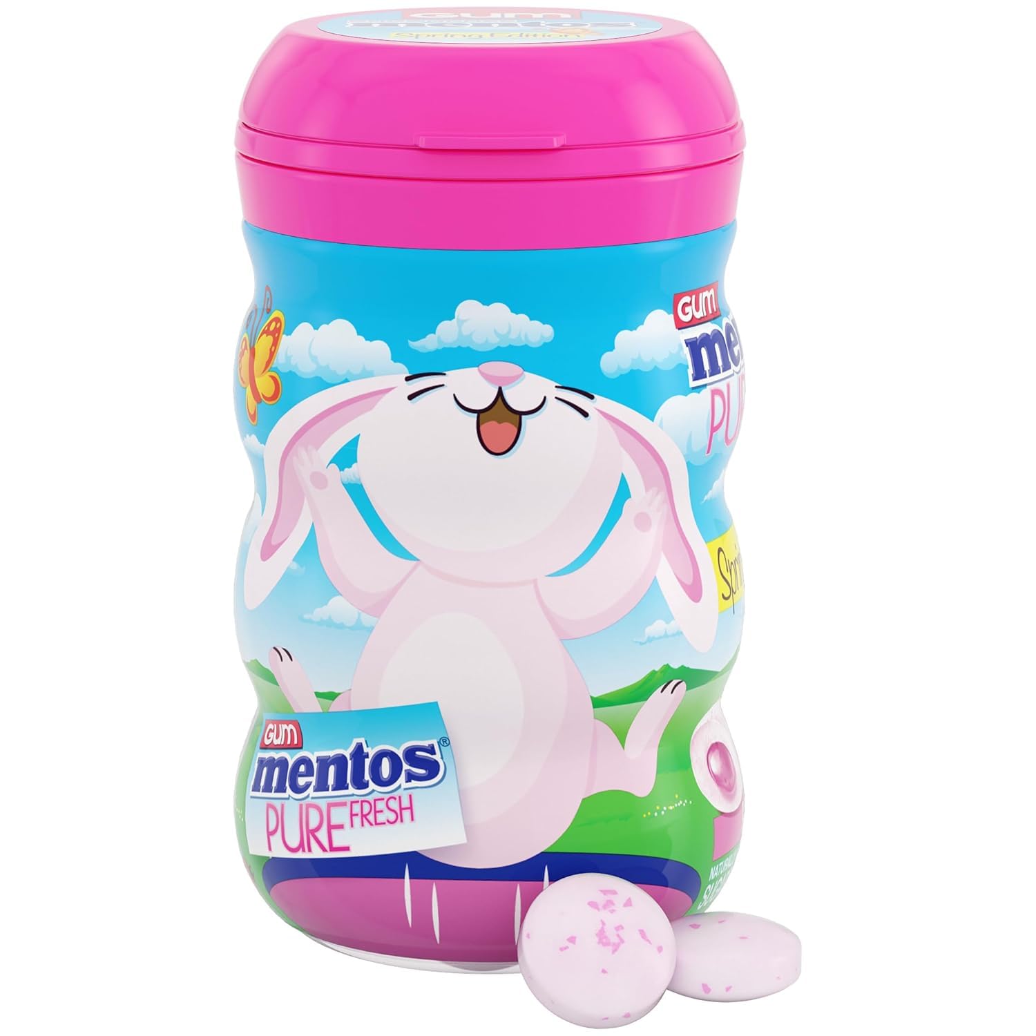 MENTOS Spring Edition in car for quick breath refresh during commutes