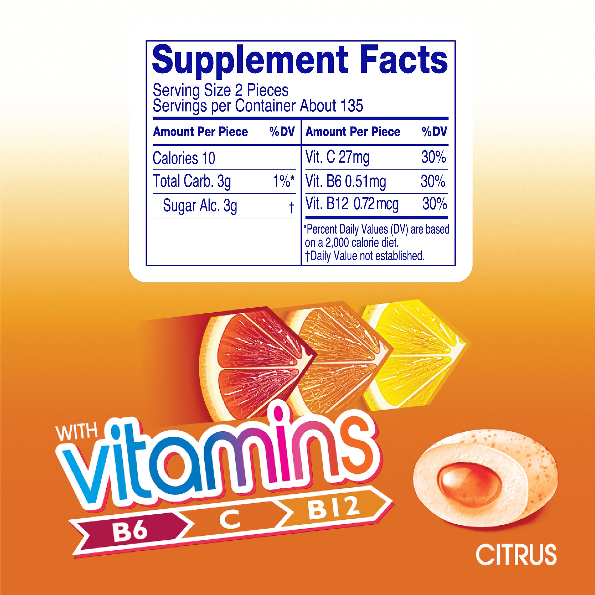 Mentos vitamins gum six-bottles pack highlights bulk Easter gift option