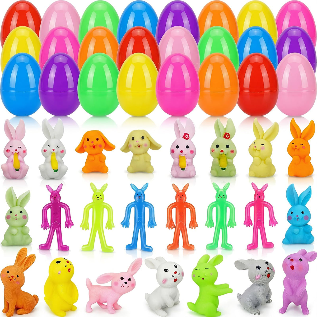 Menzcci Easter Bunny sticky toys for tactile play and fidget fun