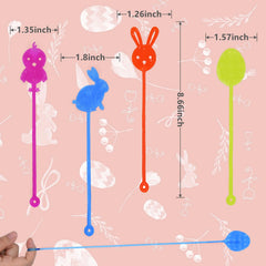 Menzcci sticky hand chick, bright colors for sensory play and classroom fun.