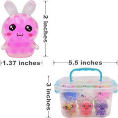 Menzcci storage box with Easter bunny toys kept neatly