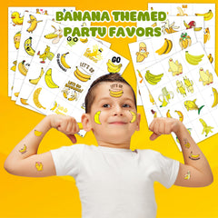 MeoIsDaBest yellow banana tats, easy to apply on skin safely
