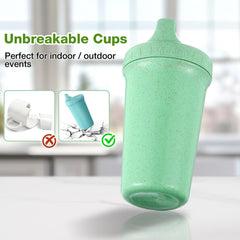 Meolibour dishwasher-safe sippy cup cleans easily in the dishwasher