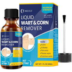 MEOLY Wart Removal bottle pour for targeted, fast-acting treatment.