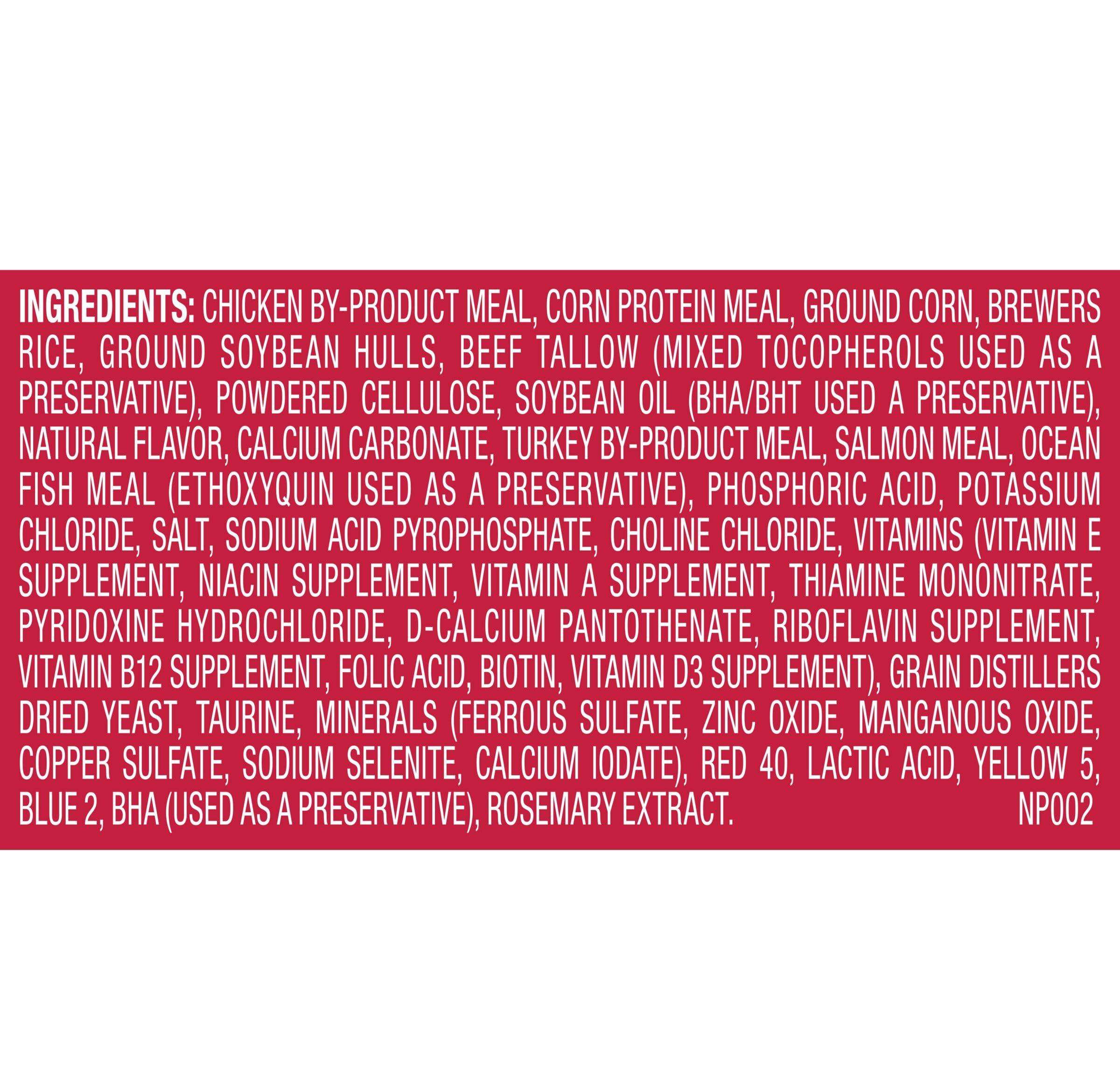 Meow Mix antioxidants support daily immune health in meals.