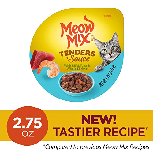 Peel-off lids on Meow Mix cups for easy serving