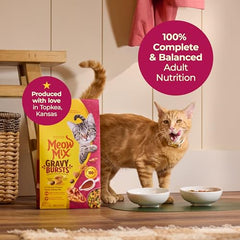 Meow Mix Gravy Bursts 3lb bag for convenient feeding