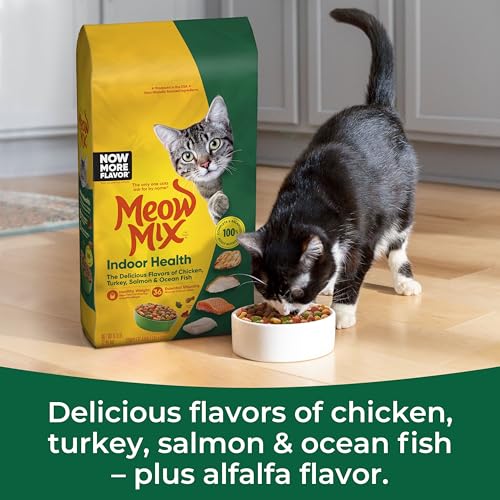 Meow Mix Indoor Health complete balanced nutrition supports adult cats